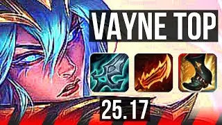 VAYNE vs WARWICK (TOP) | EUW Master | 25.17