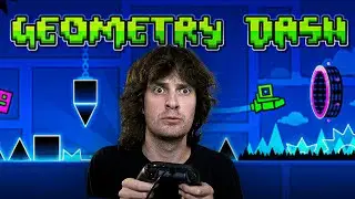 First Time Beating EVERY Main Level in Geometry Dash! - DAY 19