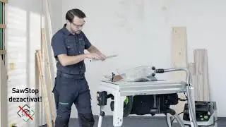 Ferastrau circular cu masa Festool TKS 80 EBS Saw Stop