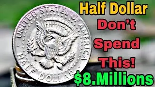 Top 6 Kennedy Half Dollar Coins Worth Millions ! Dollar Coins To Look For!