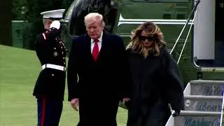 Trump returns to DC amid showdown with Congress