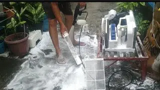 Air Con Cleaning / Ganito Pala Ang tamang paglinis Ng Aircon / Rosie chix vlog