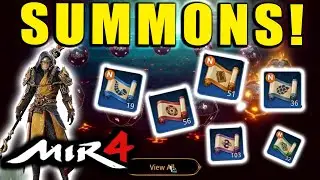 MIR4 - SUMMONS!  LOTS OF COMBINES!  Can we get anything Good?  OVER 250 SUMMONS!