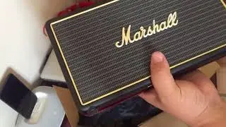 Marshall Stockwell Bluetooth Speaker Unboxing , Audio Test & Review #marshall  #soundtest #review