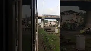 Evening Ragama railway station and S Class old train travel