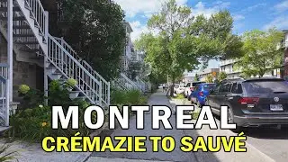 Montreal Walk from Cr&eacute;mazie to Sauv&eacute; Metro - August 2024