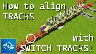 How to ALIGN TRACKS to SWITCH TRACKS in Planet Coaster 2 - Spike Tutorials Part 2