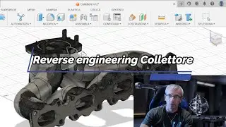 Reverse engineering racing manifold with #fusion and the 3d scanner Revopoint Trackit