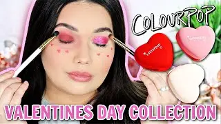 COLOURPOP Valentines Day Collection! Face & Eye Swatches!