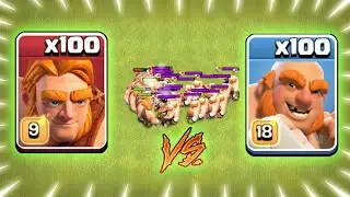 Max Super Giant vs Max Boxer Giant | Clash of Clans | *Satisfying Attack* | Battle Gaming