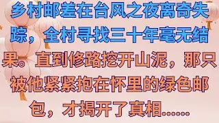 乡村邮差在台风之夜离奇失踪，全村寻找三十年毫无结果。直到修路挖开山泥，那只被他紧紧抱在怀里的绿色邮包，才揭开了真相&hellip;&hellip;