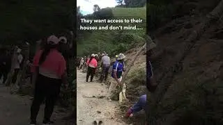 #shorts A community fights back ripping out fence posts a bully put to block access to their houses!