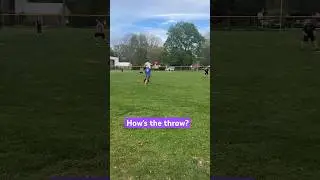 How is the throw by the third baseman? #youtubeshorts #soccer #kickball