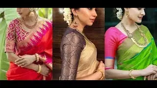 LATEST TRENDING SOFT SILK SAREES/ LIGHT WEIGHT PATTU SAREES COLLECTIONS /DESIGNS / IDEAS/ACCESSORIES