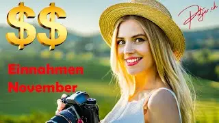 Reicht es zum Leben? &Uuml;bersicht EINNAHMEN November 2023 mit FOTOSTOCK als Hobby-Fotograf