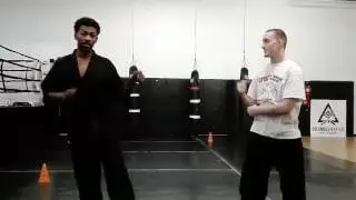 Side axe kick combination