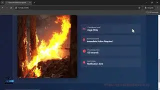 Forest Fire Detection Using Python Machine Learning - Flask Web Application