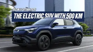 Suzuki eVitara 2026: Электрический внедорожник с запасом хода более 500 км.