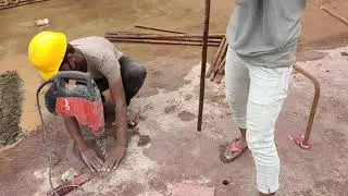 Rock anchoring on site work Part-2