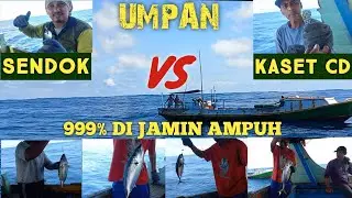 CARA MANCING TUNA SIANG HARI || CUKUP DENGAN UMPAN SENDOK MAKAN - sekali lempar langsung strike