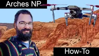 Полеты на дронах DJI в национальном парке Арчес и Каньонлендс в Моаве, штат Юта