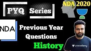 Previous Year Questions - History for NDA 2020 | Crack NDA 2020 | Indian History | Sumit Kumar