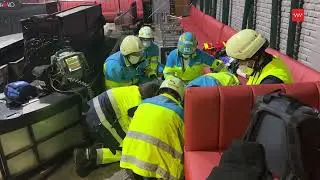 Accidente laboral en Madrid con un herido grave trasladado por SUMMA112
