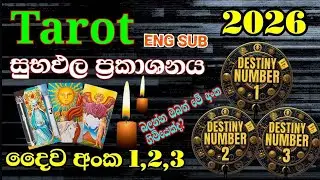 දෛව අංකයට මෙන්න මේ සුභ දේවල් ලැබෙනවා😍 | දෛව අංකයට අනාවැකි # Collective reading # Tarot predictions