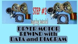 Spin Dryer Motor rewind sime automatic  | How to Rewind washing Machine Spin Dryer Motor
