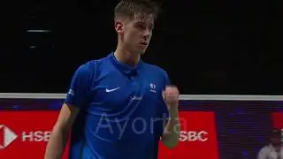 (FRA) Arnaud MERKLE vs (CHN) Lin DAN - 2018
