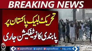 Interior Ministry Issues Notification to Ban Tehreek-e-Labbaik Pakistan - Aaj News Breaking