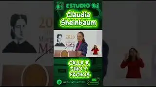 Son unos ANTIPATRIOT4S #claudiasheinbaum #ma&ntilde;anera #presidenta #estudio04
