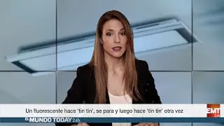 Un fluorescente hace 'tin tin', se para y luego hace 'tin tin' otra vez | El Mundo Today 24H