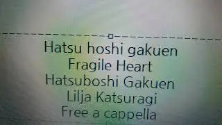 初星学園 - Fragile Heart Free a cappella フリーアカペラ