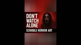 Don't watch alone at night #sketch #horrorart #scary art