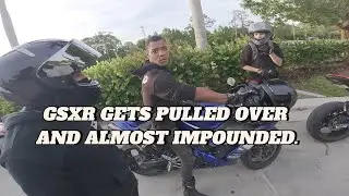 BEACH RIDE MOTOTVLOG {GSXR GOT PULLED OVER}{S1000RR,NINJA,RSV4,R1}