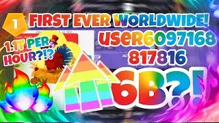 WTAF? USER6097168817816 HITTED 6B FOLLOWERS, 1ST WORLDWIDE & GAINS 1.1T PER HOUR??? 🌐☄️💫🌈🔥🥇