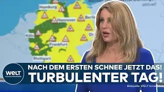 EXTREMWETTER IN DEUTSCHLAND: &Auml;u&szlig;erste Vorsicht geboten! Nach dem ersten Schnee jetzt das!