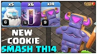 How to Use New Th14 Cookie Bat Spell Attack Strategy 2023 | Clash of Clans