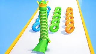 LONG NECK RUN  - ASMR Gameplay iOS,Android Walkthrough Pro Game Mobile (Level Up Big LONG NECK RUN)