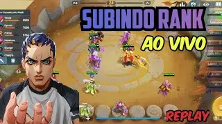 SUBINDO RANK AO VIVO REPLAY| MAGIC CHESS GOGO 🟢