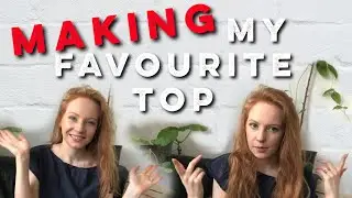 making my favourite top | sewing burda 6540 | starer sewing