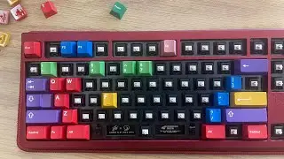 Cloudline + Black Cherry Pie switches + carbon fiber plate+ GMK keycap sound test