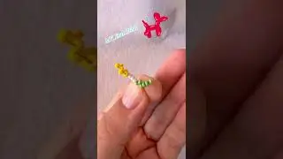 🐶 Tutorial: anillo de mostacillas con perritos y globos 🎈#diy #hechoamano#handmade#tutorial #beads