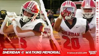 Sheridan Holds Off Watkins Memorial 🏈