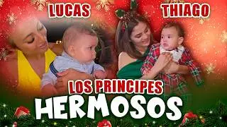 Que preciosos andan THIAGUITO y LUCAS parecen príncipes
