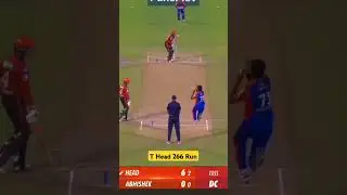 SRH VS DC 266-7 #cricket #head #srh #cricket #ipl #highlights
