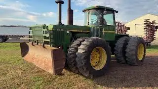 8630H John Deere 4WD Tractor w/ Blade - Retirement & Consignment Equipment Auction 2025