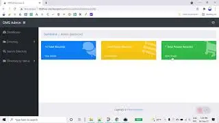 Directory Management Website