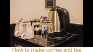 How to make coffee or tea in a hotel room II Coffee in an electric kettle II Hotel me tea kese banye
